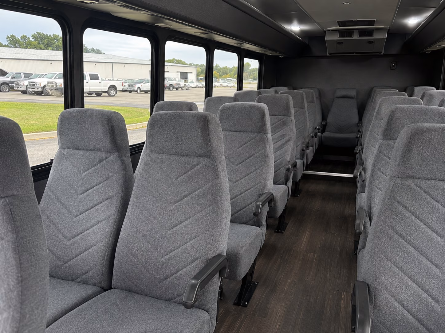 mount vernon 15 passenger minibus inside