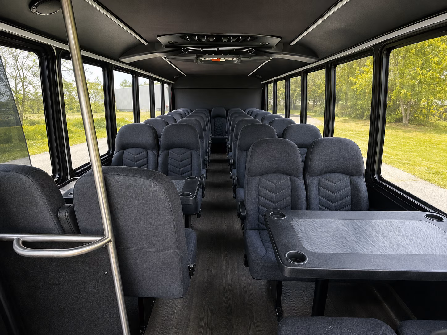 mount vernon 18 passenger minibus interior