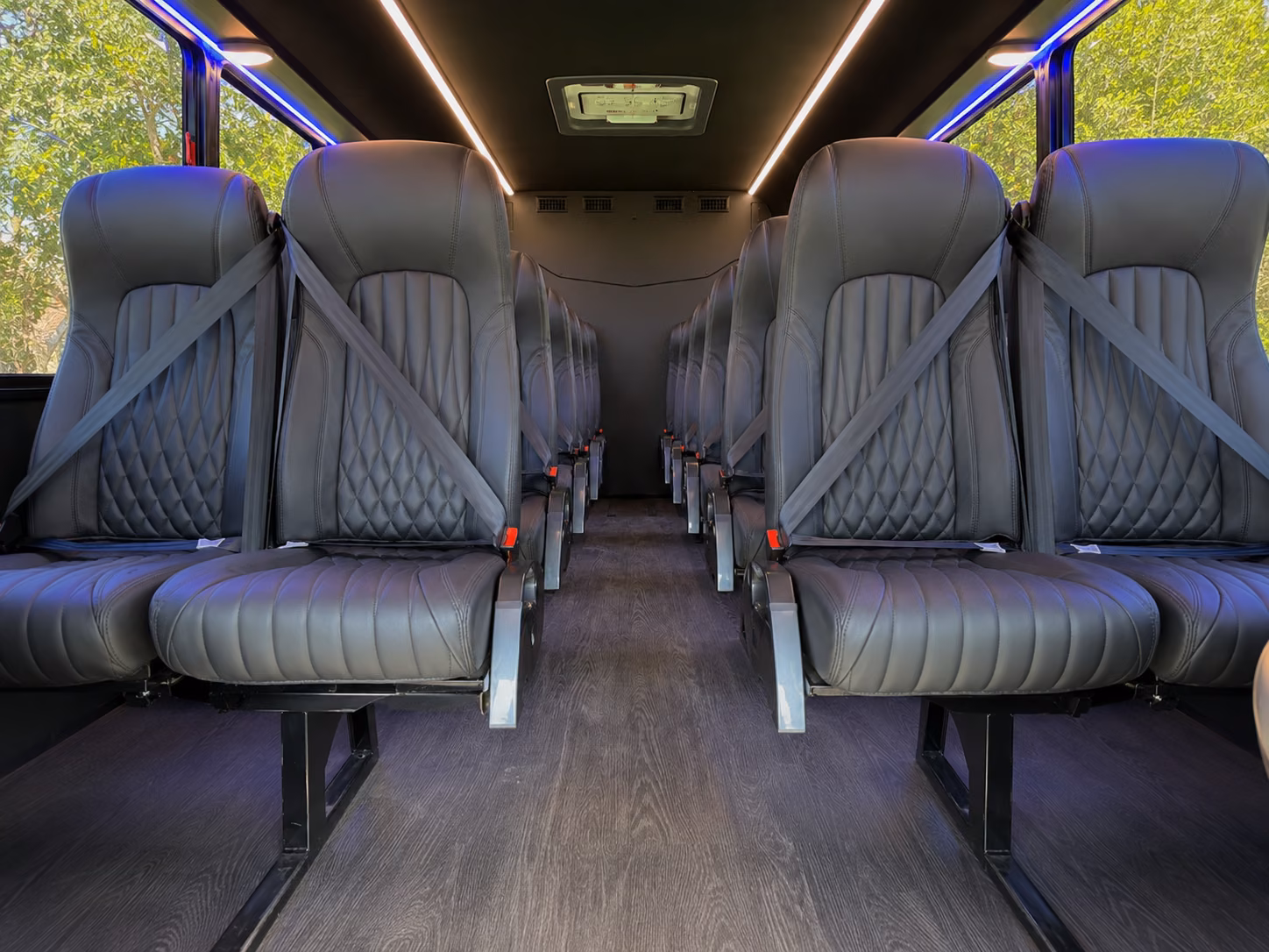 mount vernon 20 passenger minibus inside