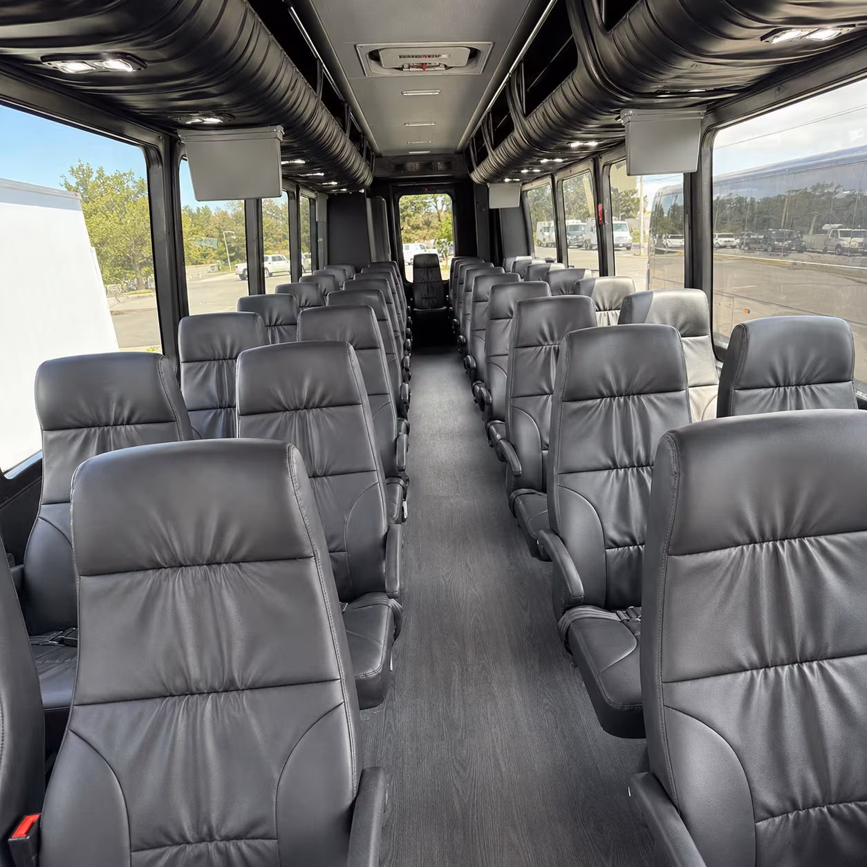 mount vernon 28 passenger minibus interior