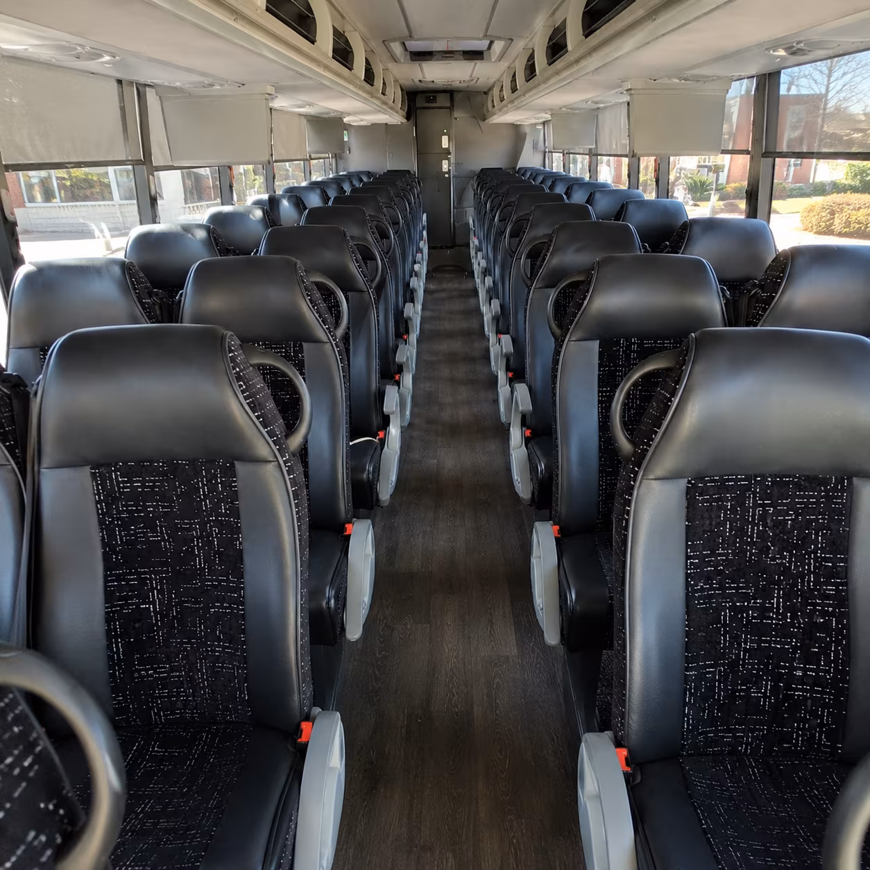 mount vernon 56 passenger charter bus interior
