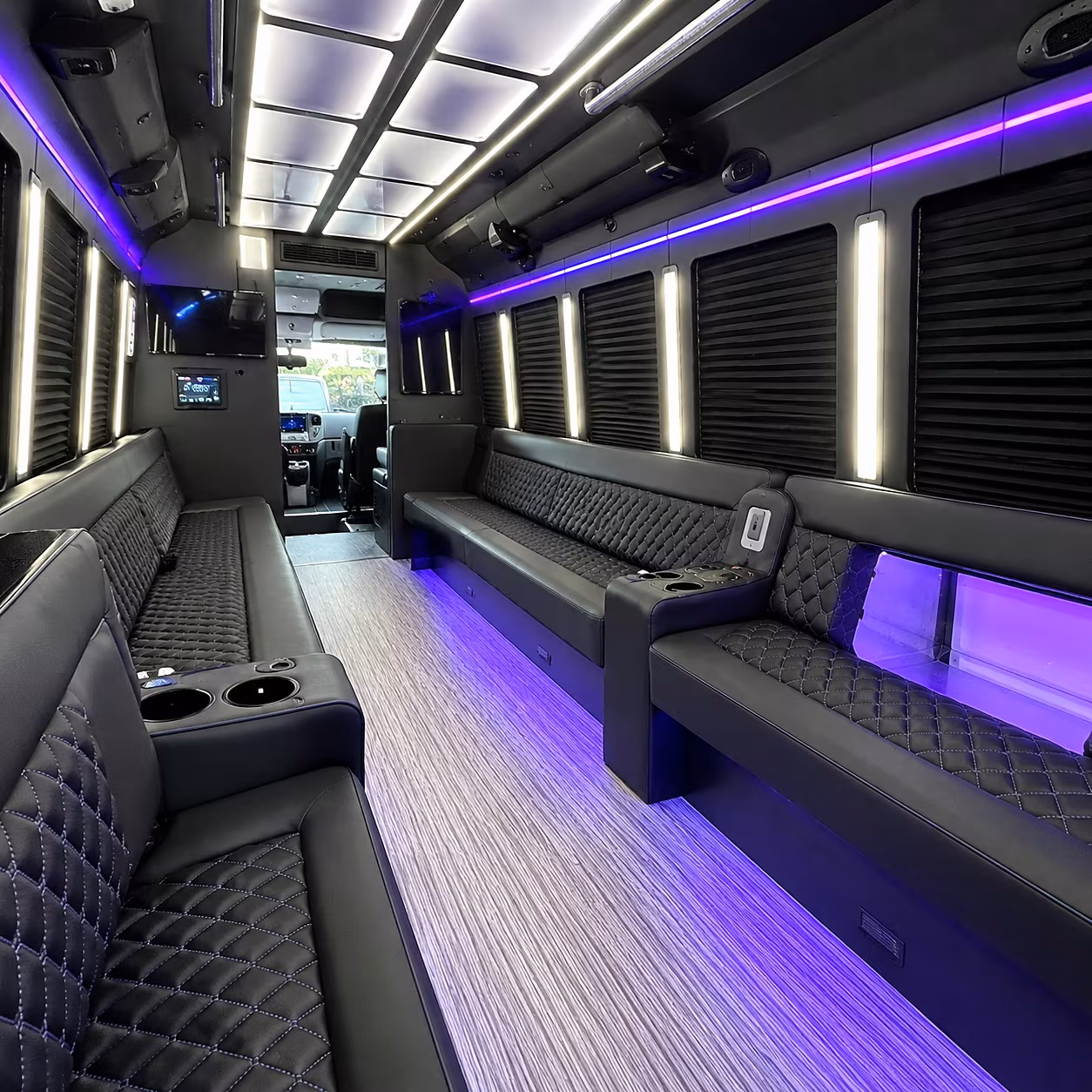 mount vernon party bus rentals inside