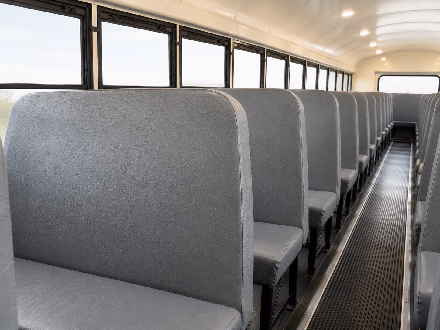 mount vernon school bus inside