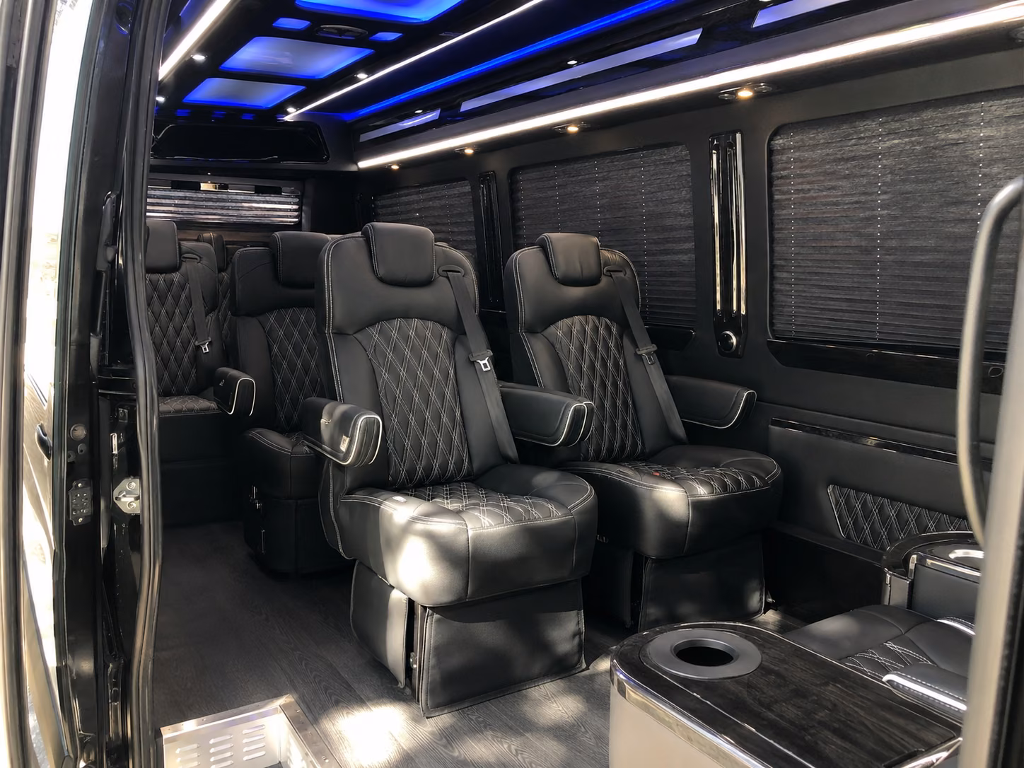 mount vernon sprinter van with driver interior