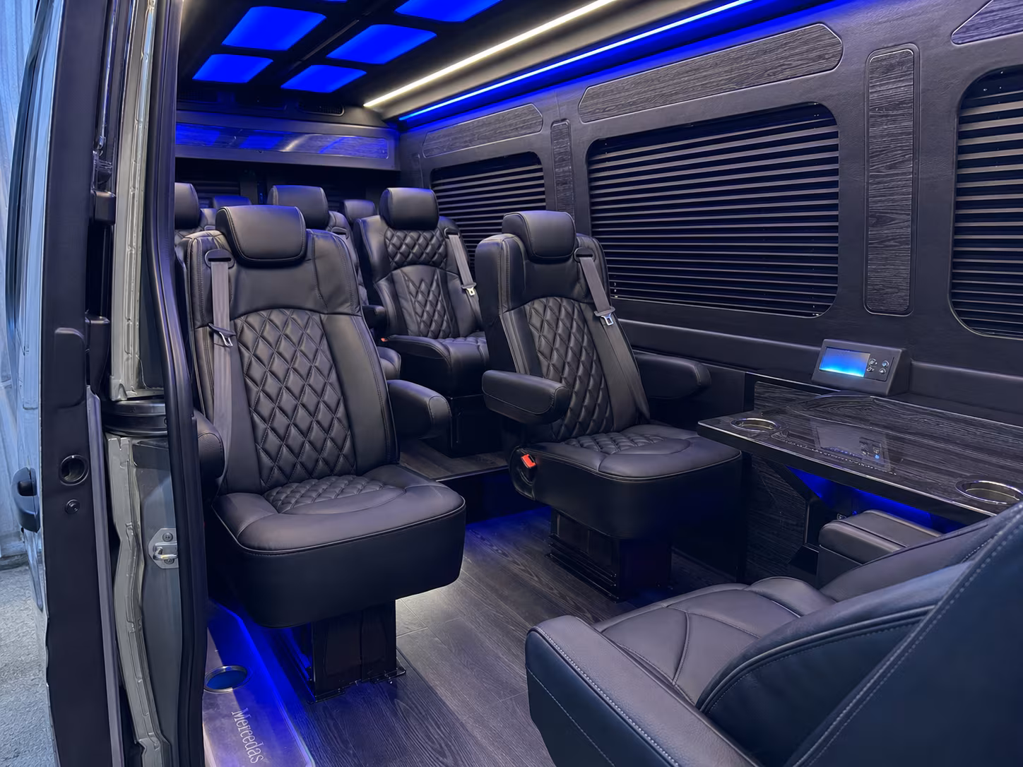 sprinter van transportation for groups and events across mount vernon